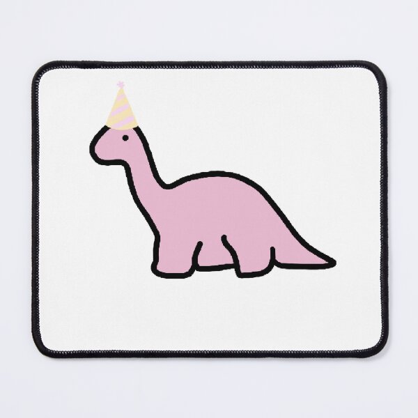 Item preview, Light pink party dinosaur designed and sold by ShopTCM.