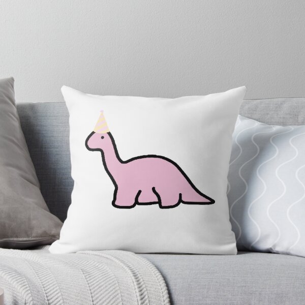 Item preview, Light pink party dinosaur  designed and sold by ShopTCM.