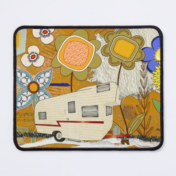 Item preview, Retro Mixed-Media Camper designed and sold by RV-CaRVers.