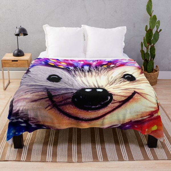 Item preview, Happy Hedgehog - Cute and Colorful designed and sold by ArtistsQuest.