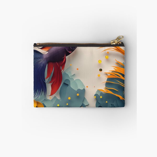 Item preview, Siamese Fighter Yellow in Paper art style designed and sold by FormFinder.
