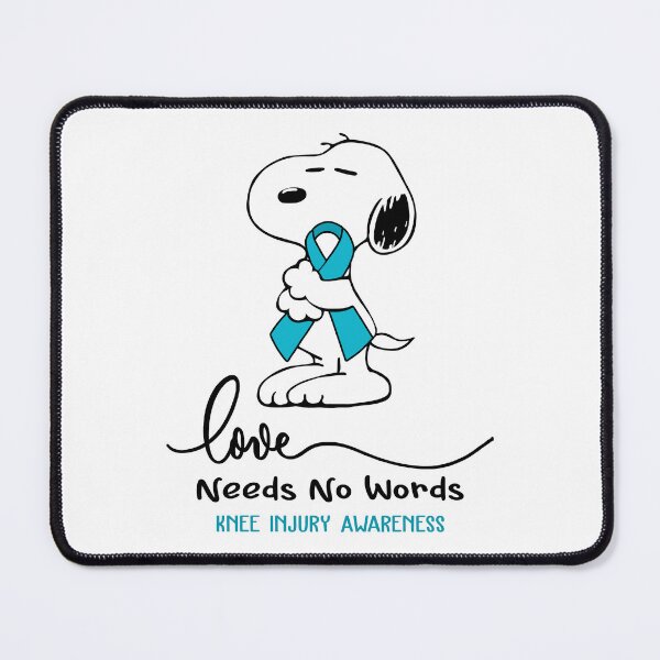 Item preview, Knee Injury Awareness - LOVE NEEDS NO WORDS designed and sold by Elise-Chapman.