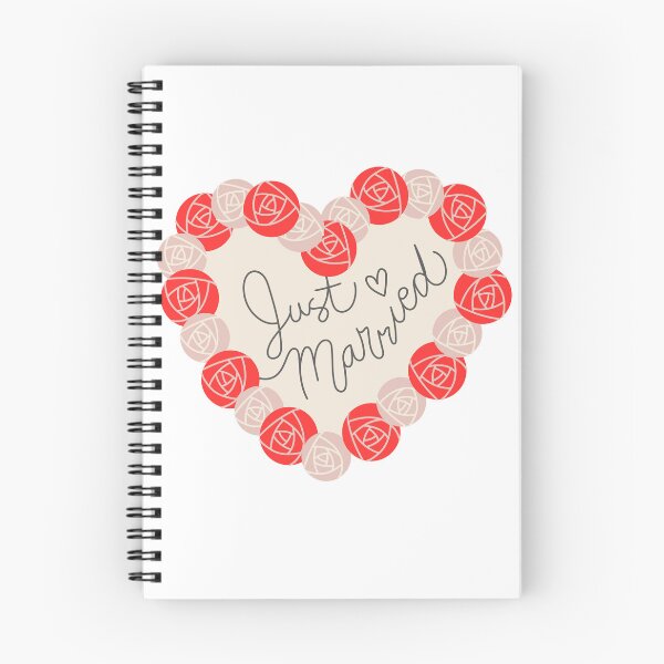 Item preview, Just Married Heart of Roses Artwork designed and sold by Igorlegrand.