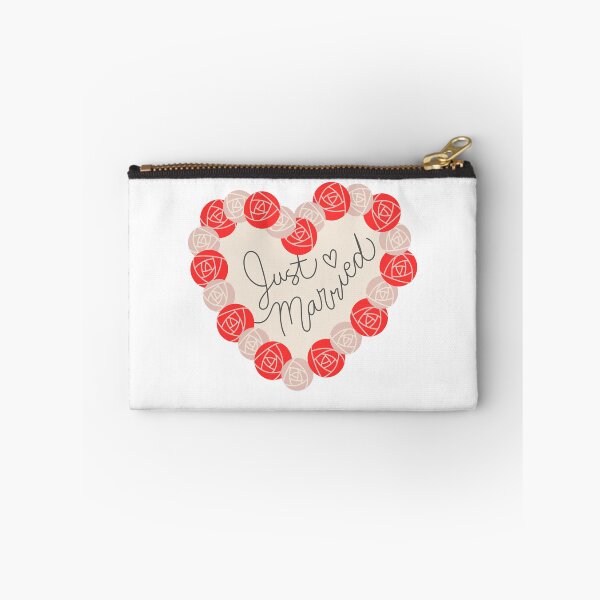 Item preview, Just Married Heart of Roses Artwork designed and sold by Igorlegrand.