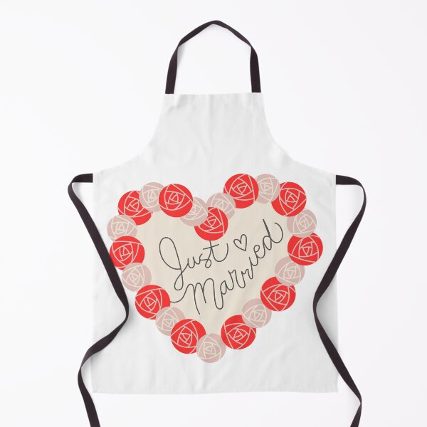 Item preview, Just Married Heart of Roses Artwork designed and sold by Igorlegrand.