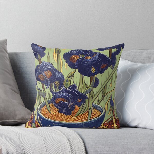 Artikelvorschau, Van Gogh inspiriertes Blumen-Ramen-Poster entworfen und verkauft von dragonfruit-art.