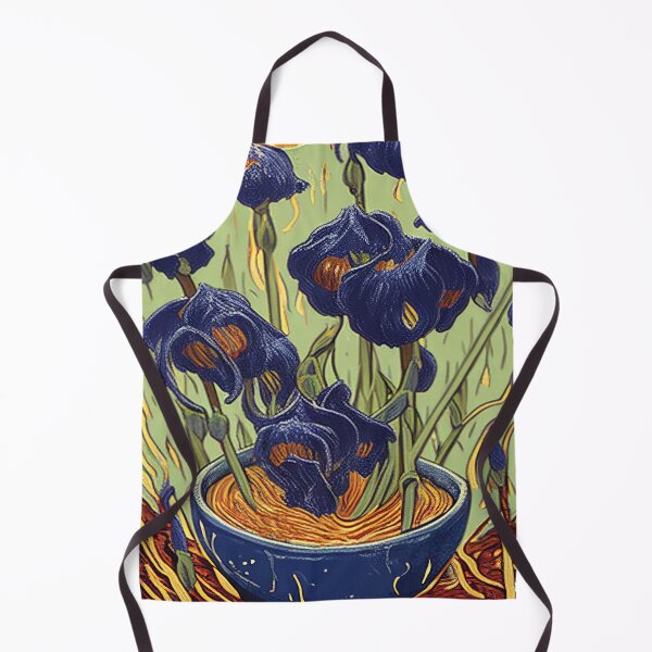Item preview, Van Gogh Inspired Flower Ramen Poster designed and sold by dragonfruit-art.