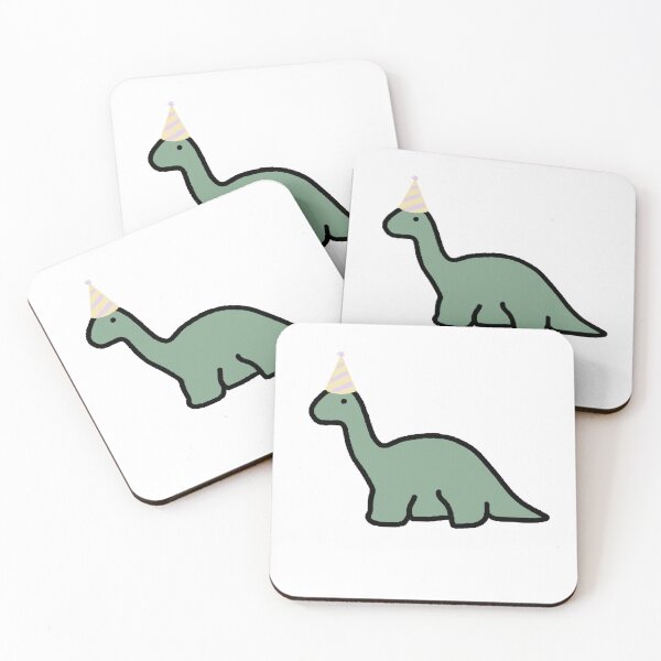 Item preview, Green party dinosaur  designed and sold by ShopTCM.