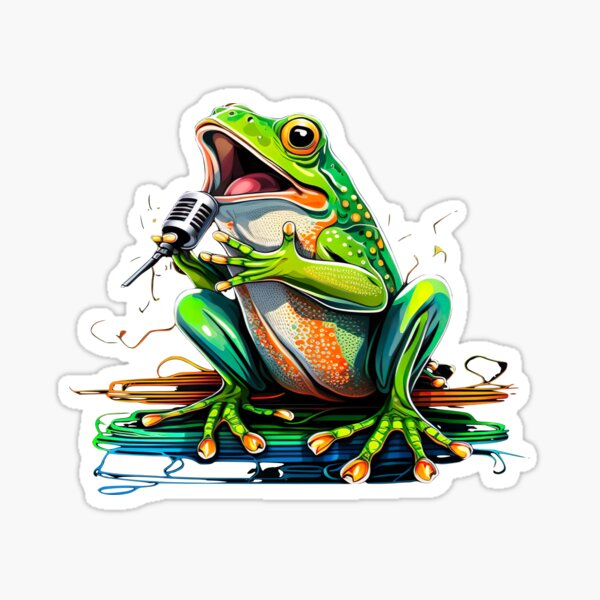 GiveAcnoACat — Frosch with if lost return to Rogue shirt sticker