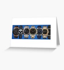 The Ultimate Watch Lineup Greeting Card