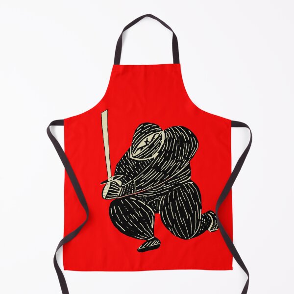 Item preview, Crouching Ninja (black and white) designed and sold by DMcK Designs.