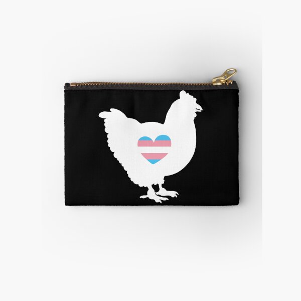 Item preview, Chicken Lover - LGBTQ Trans Flag Heart 03 designed and sold by Puddmuppy.