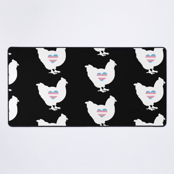 Item preview, Chicken Lover - LGBTQ Trans Flag Heart 03 designed and sold by Puddmuppy.