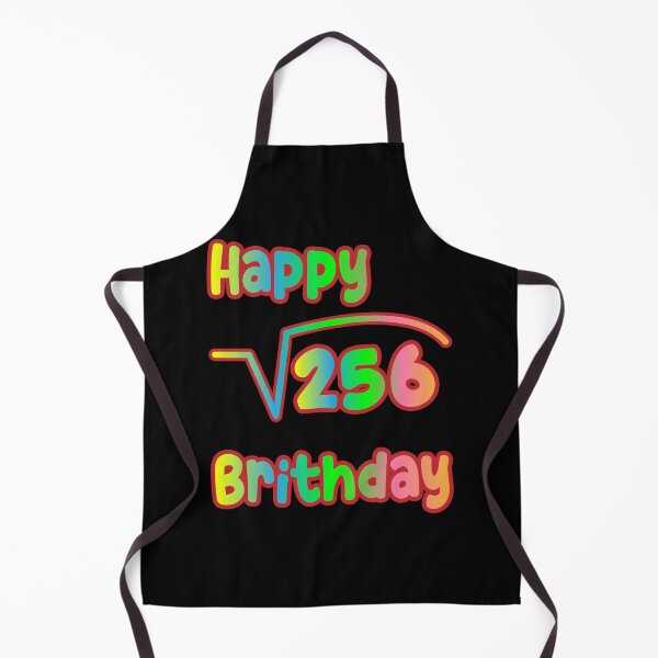 Item preview, Square Root Of 256 Happy Birthday designed and sold by K0tK0tu.