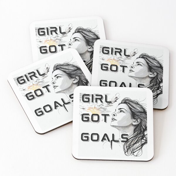 Item preview, Girl Got Goals Sticker designed and sold by Revjock.