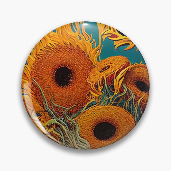 Item preview, Van Gogh Inspired Sunflower Ramen Poster designed and sold by dragonfruit-art.