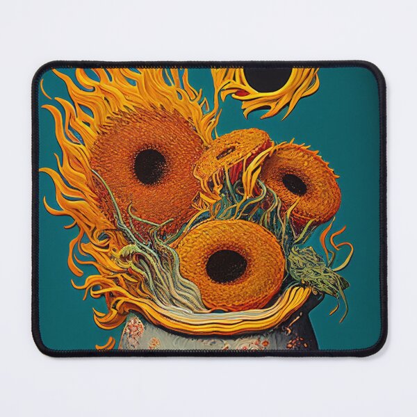 Item preview, Van Gogh Inspired Sunflower Ramen Poster designed and sold by dragonfruit-art.