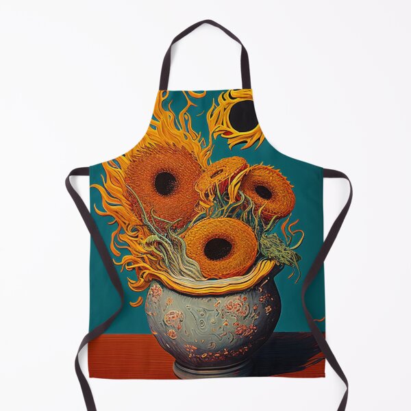 Item preview, Van Gogh Inspired Sunflower Ramen Poster designed and sold by dragonfruit-art.
