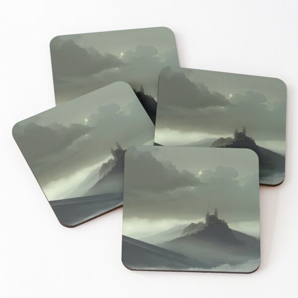 Item preview, DARK CASTLES - lonely peak designed and sold by Gamle-Crow.