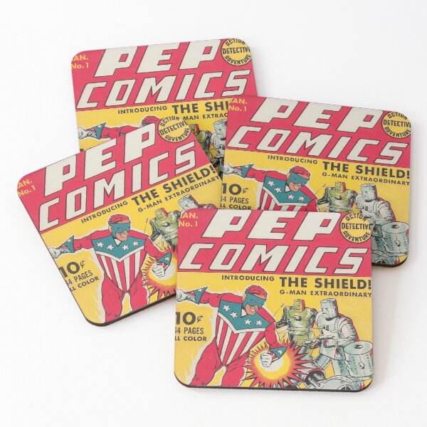 Item preview, PEP Comics, Issue 1 Cover Art, 1940. Introducing 'The Shield' designed and sold by The-Hist-Image.