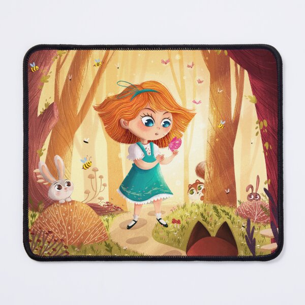 Item preview, Little girl in the forest designed and sold by Rita Rosa Del Sorbo.