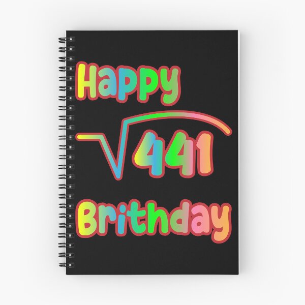 Item preview, Square Root Of 441 Happy Birthday  designed and sold by K0tK0tu.