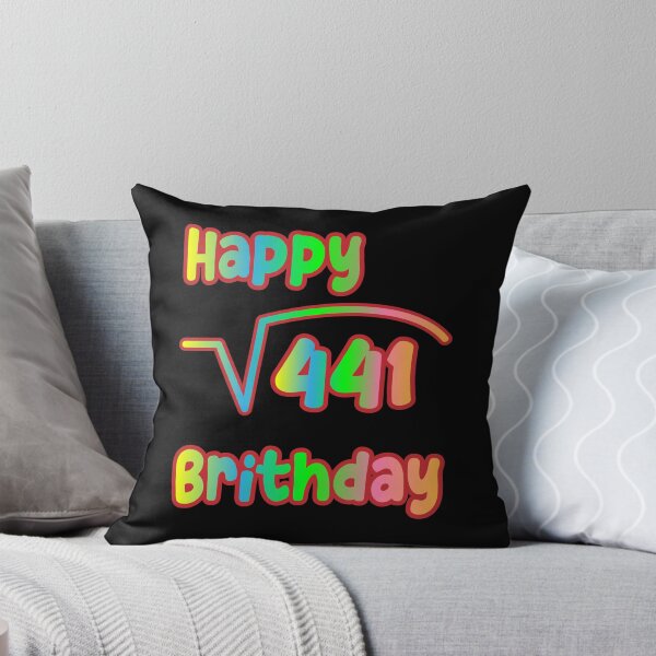 Item preview, Square Root Of 441 Happy Birthday  designed and sold by K0tK0tu.