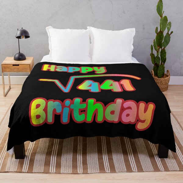 Item preview, Square Root Of 441 Happy Birthday  designed and sold by K0tK0tu.