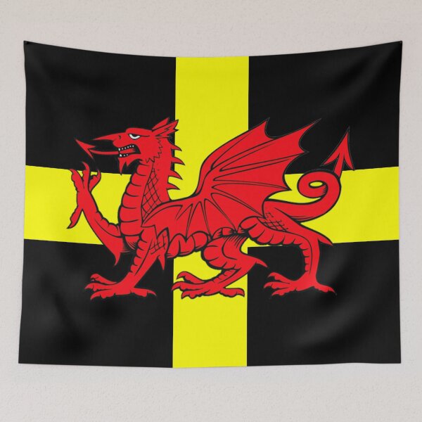 Item preview, Baner Dewi Sant a'r Ddraig Goch  designed and sold by DafyddEm.