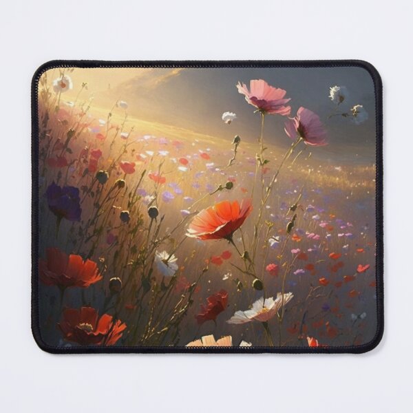 Item preview, Sunrise with flowers between mountains! designed and sold by artra-shop.