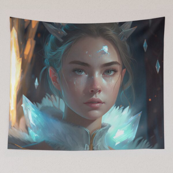 Item preview, Girl of winter designed and sold by oanaunciuleanu.