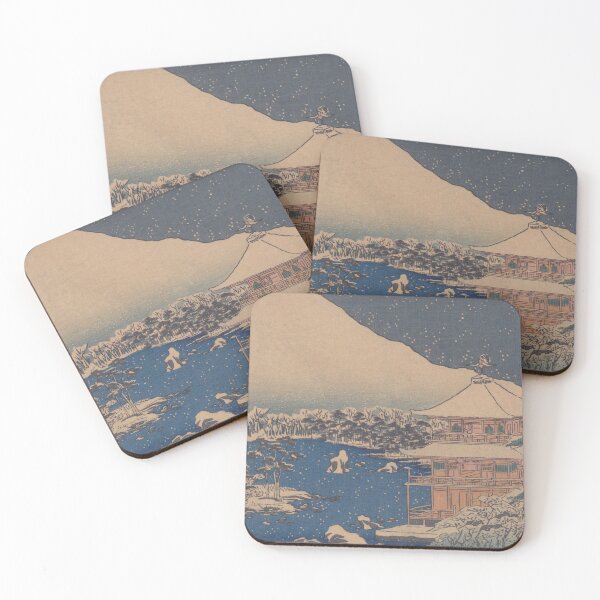 Item preview, Kinkakuji seen in Falling Snow - Hasegawa Sadanobu - designed and sold by LeiWeiss.