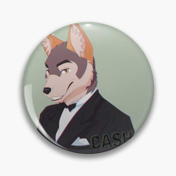 Item preview, Cash the Red Wolf designed and sold by Italian Pitbull Artworks.