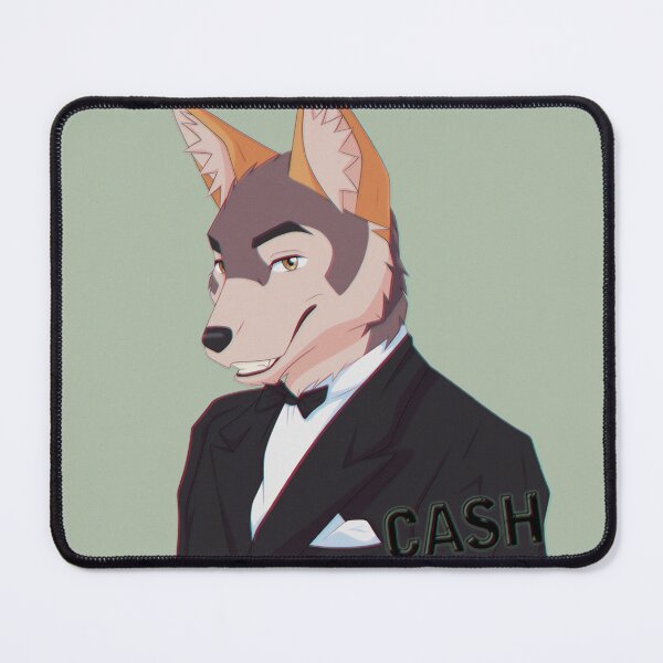 Item preview, Cash the Red Wolf designed and sold by Italian Pitbull Artworks.