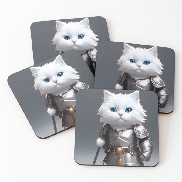 Item preview, Cat in Armor - Modern Digital Art designed and sold by Ai-michiart.