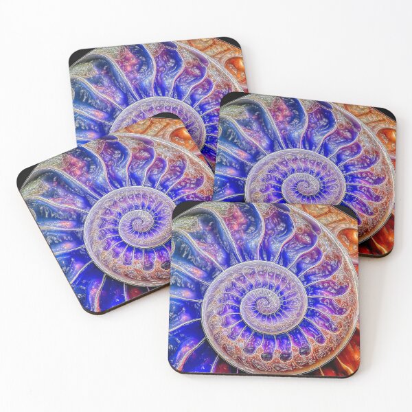 Item preview, Nautilus Shell Fibonacci Spiral Abstract designed and sold by Rocky Mountain Artistry.