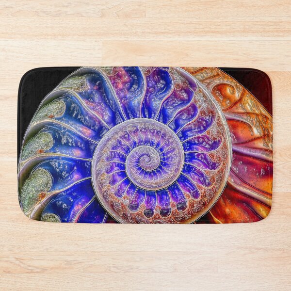 Item preview, Nautilus Shell Fibonacci Spiral Abstract designed and sold by Rocky Mountain Artistry.
