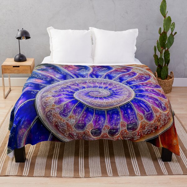Item preview, Nautilus Shell Fibonacci Spiral Abstract designed and sold by Rocky Mountain Artistry.
