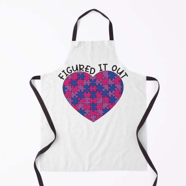 Item preview, "Figured It Out" Bisexual Pride - Puzzle Heart  designed and sold by LaLunaWinters.