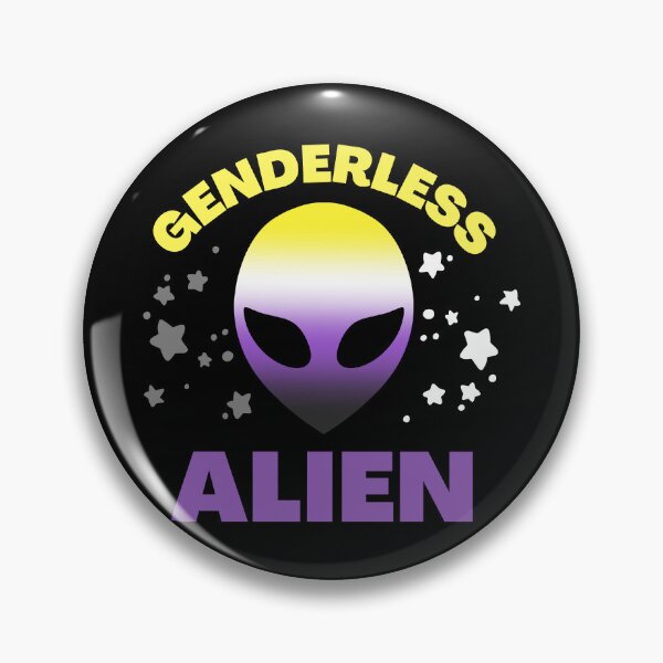 Item preview, Genderless Alien Funny Nonbinary Pride designed and sold by Eccentric-Shop.
