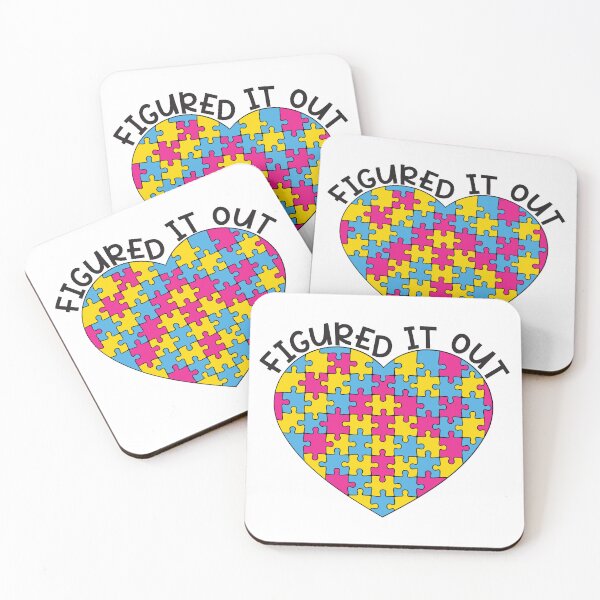 Item preview, "Figured It Out" Pansexual Pride - Puzzle Heart  designed and sold by LaLunaWinters.