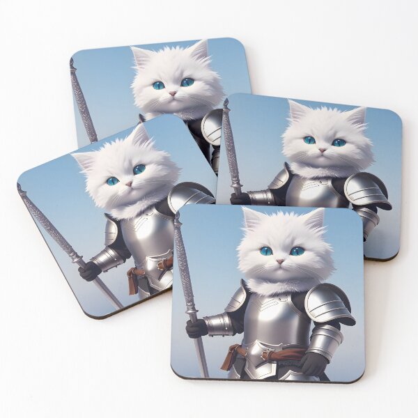 Item preview, Cat in Armor - Modern Digital Art designed and sold by Ai-michiart.