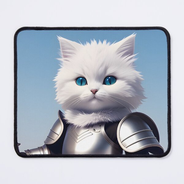 Item preview, Cat in Armor - Modern Digital Art designed and sold by Ai-michiart.