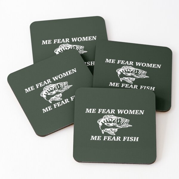 Item preview, Me fear fish me fear women (women want me fish fear me) designed and sold by artworkbyevie1.