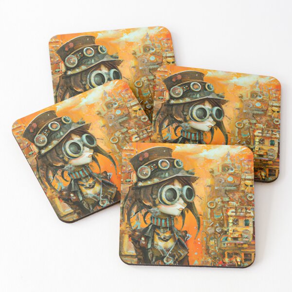 Item preview, Portrait of a Steampunk Lady in Painting designed and sold by MacOramix.