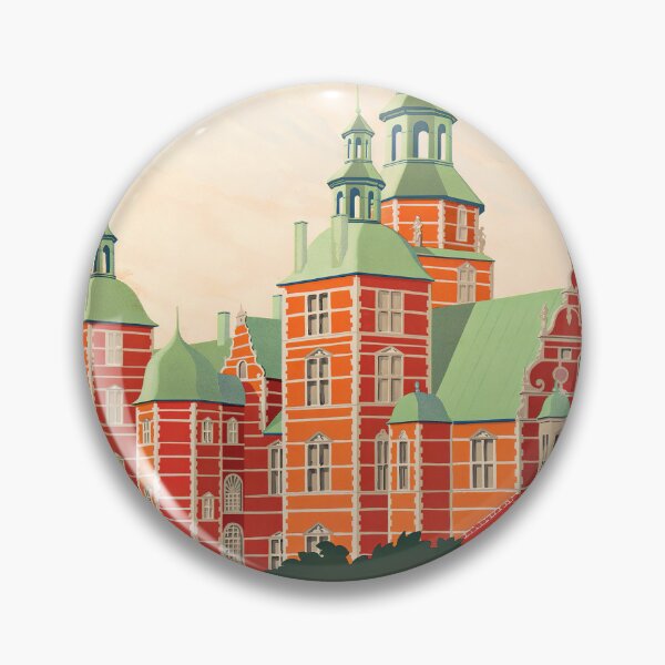 Artikelvorschau, Vintage Reiseplakat - Schloss Rosenborg Dänemark "Romantik des Mittelalters" entworfen und verkauft von Gin  Neko.