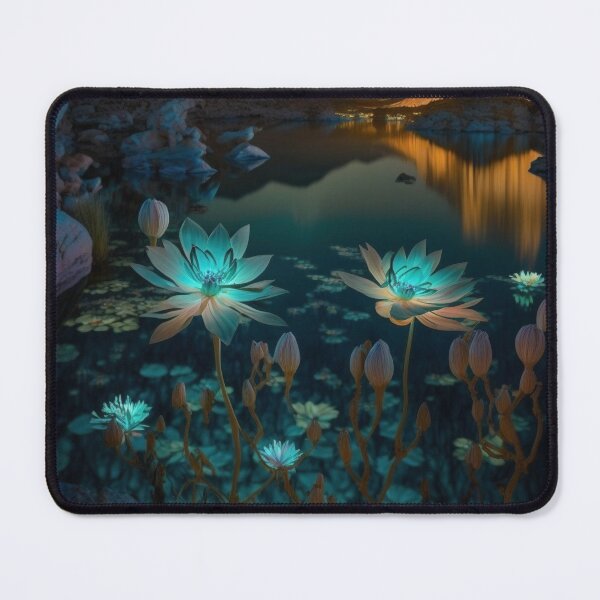 Item preview, Flowers glowing in a starred night! designed and sold by artra-shop.