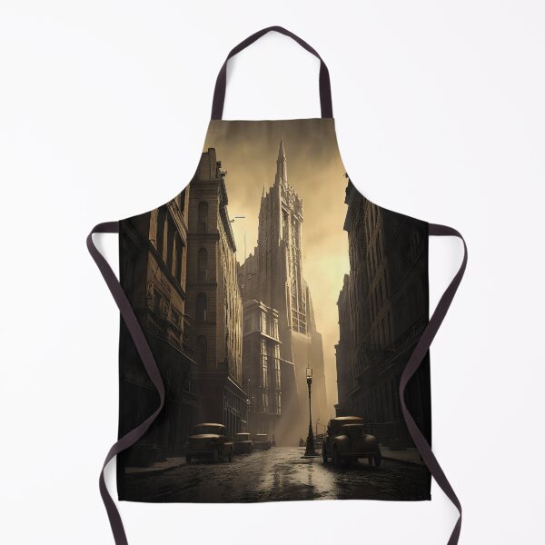 Item preview, Deserted Street - 1930's Fantasy New York designed and sold by ShadowAndSlate.