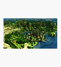 Minecraft Photographic Print