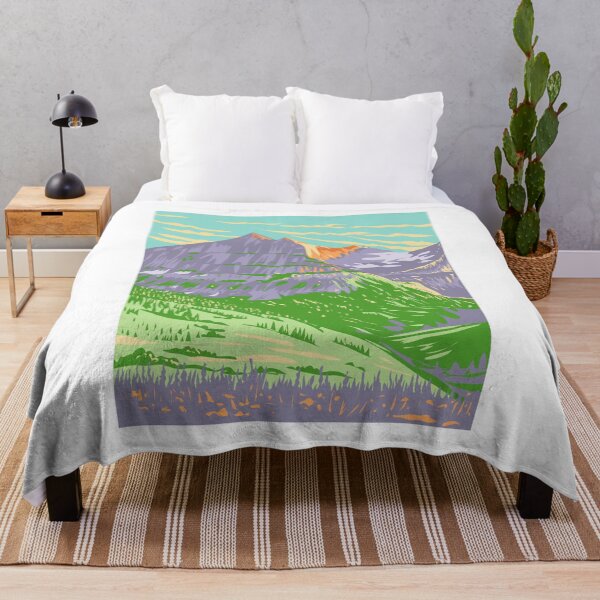 Item preview, Glacier National Park During Spring in Montana WPA Poster Art designed and sold by patrimonio.